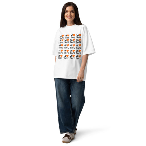 Orange heart premium tee